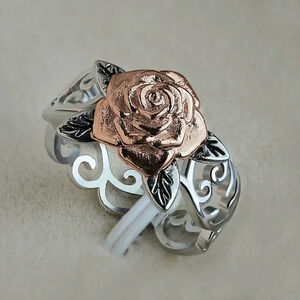 🎁Eternity Flower Hollow Carved Fever Silver Vintage Rings for WomenEVGG1428